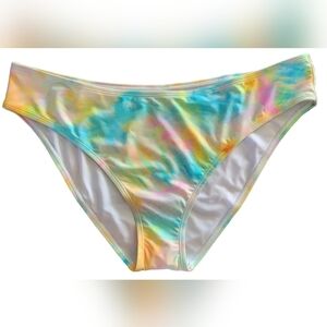 Juniors Ninty-Nine° Swim Bikini Bottom XXL orange green pink yellow blue NWT